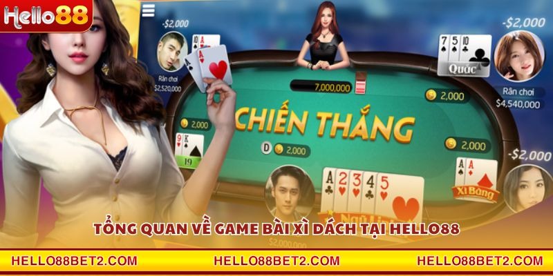 Tổng quan về game bài Xì Dách tại Hello88