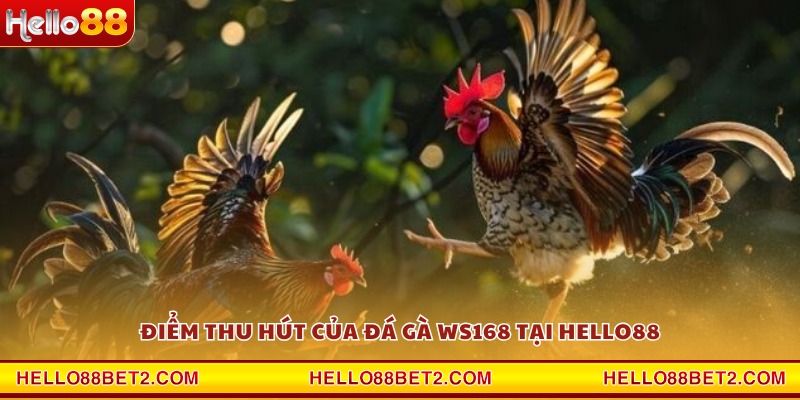 Điểm thu hút của đá gà WS168 tại Hello88