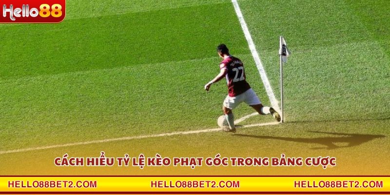 Cách hiểu tỷ lệ kèo phạt góc trong bảng cược