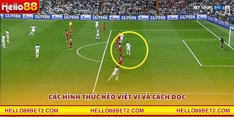 Các hình thức kèo việt vị và cách đọc